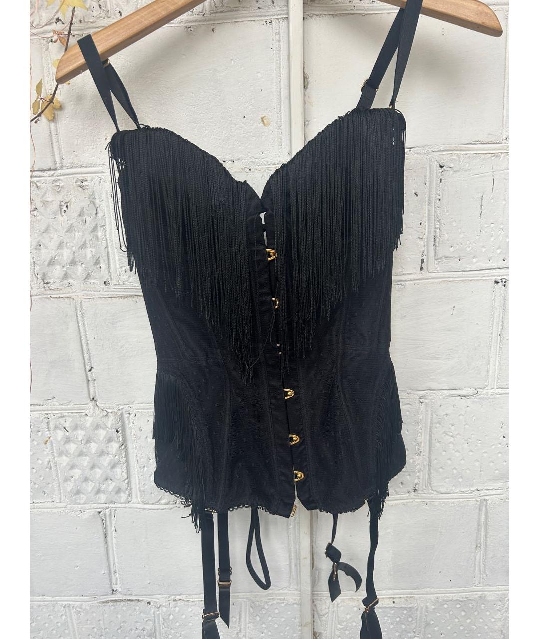 AGENT PROVOCATEUR Черный полиэстеровый корсет, фото 5