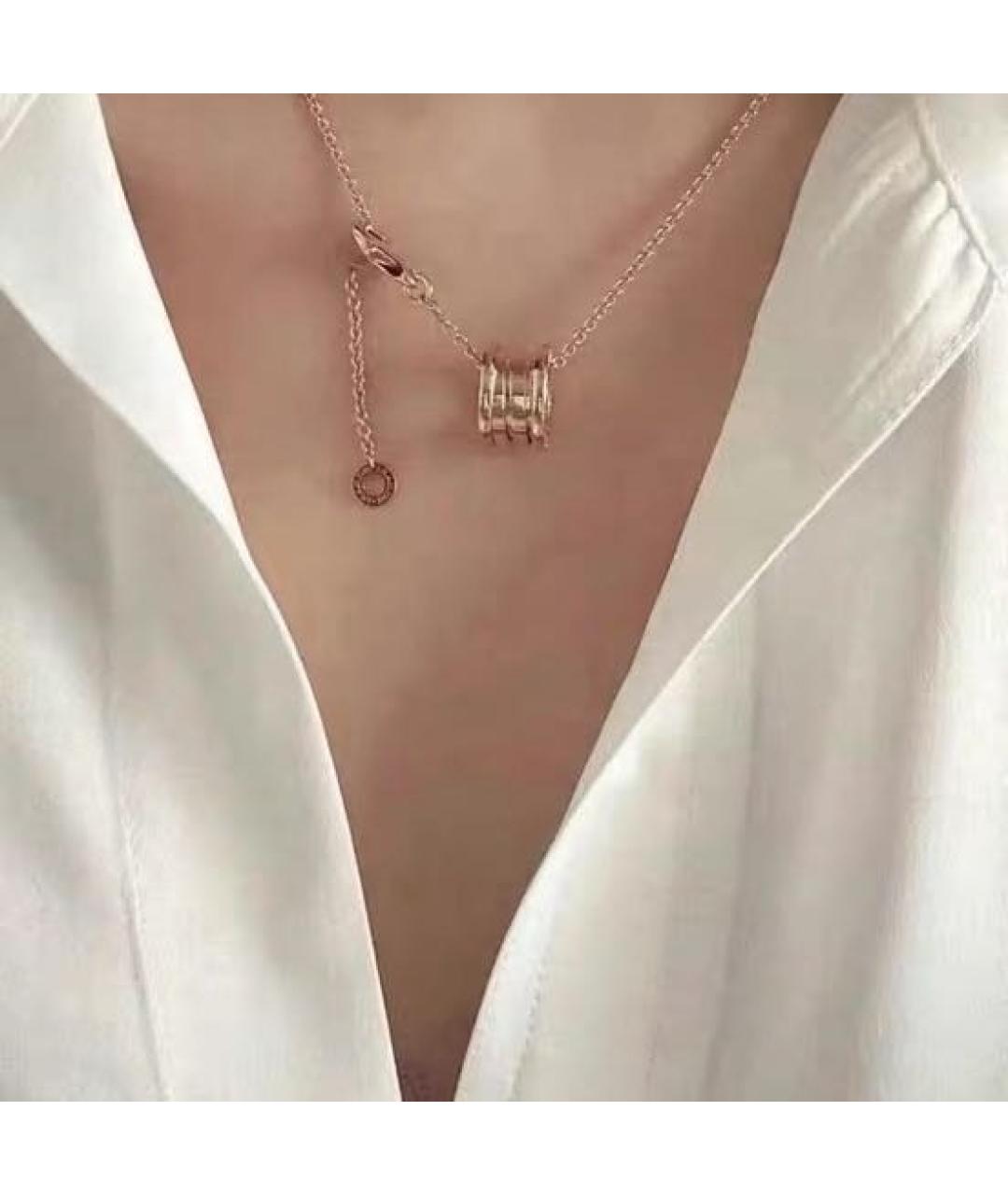 BVLGARI Розовое колье из розового золота, фото 7