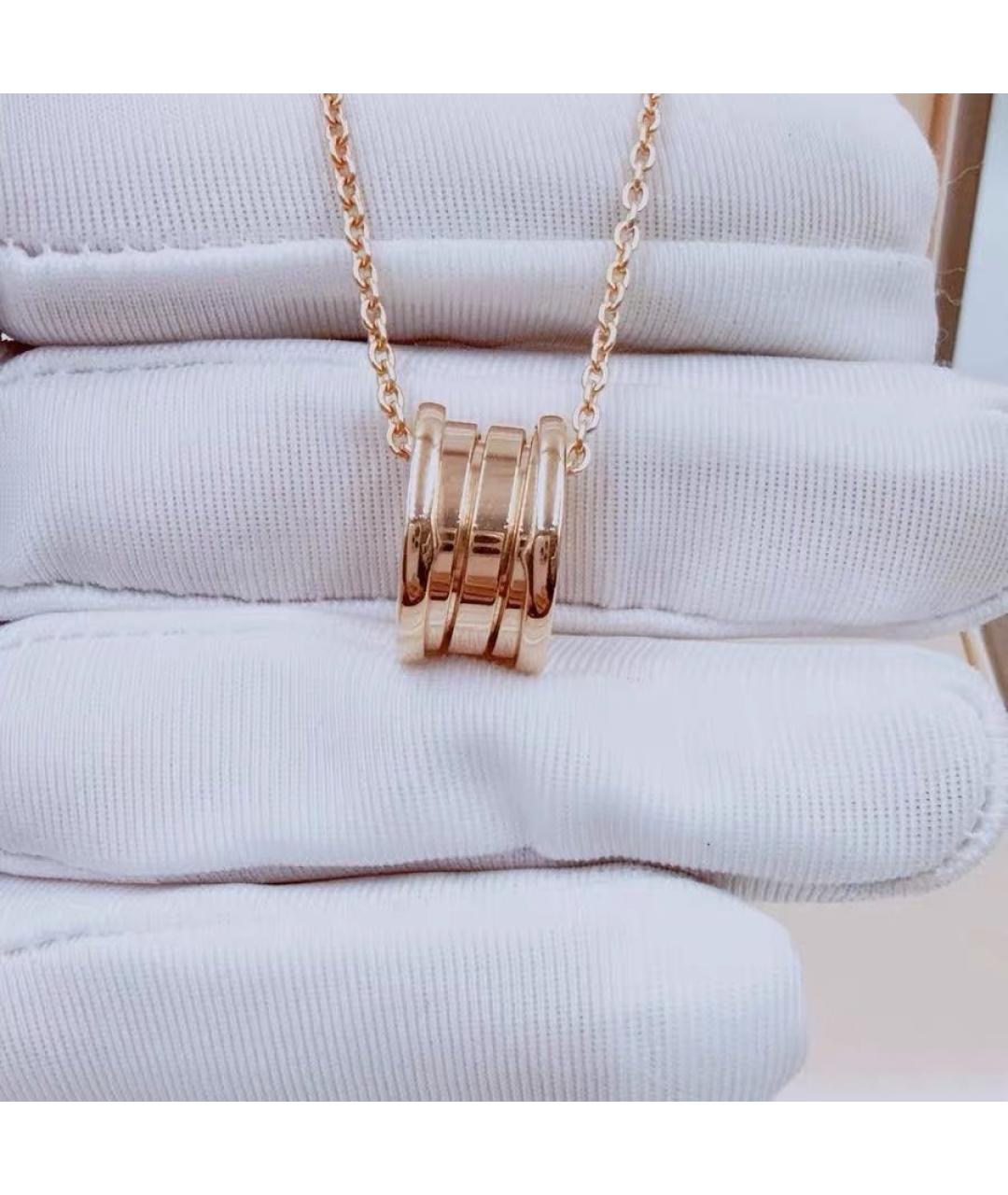 BVLGARI Розовое колье из розового золота, фото 3