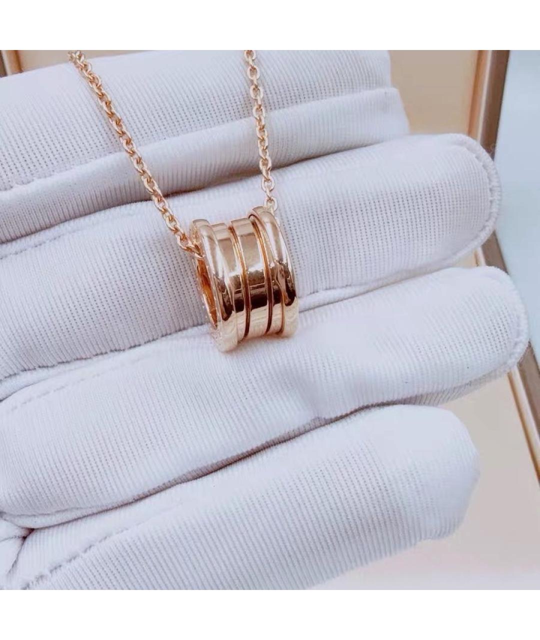 BVLGARI Розовое колье из розового золота, фото 4