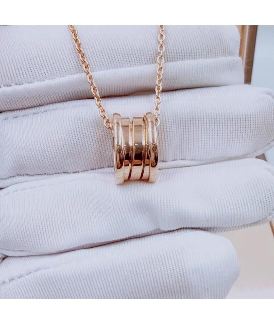 BVLGARI Розовое колье из розового золота, фото 8