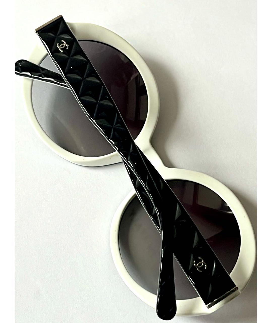 CHANEL Черные пластиковые солнцезащитные очки, фото 2