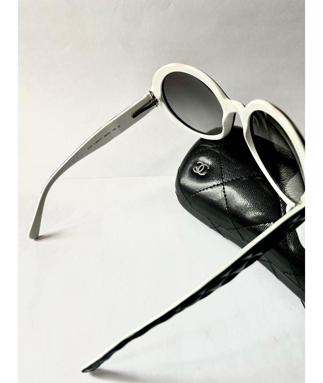 CHANEL Черные пластиковые солнцезащитные очки, фото 3