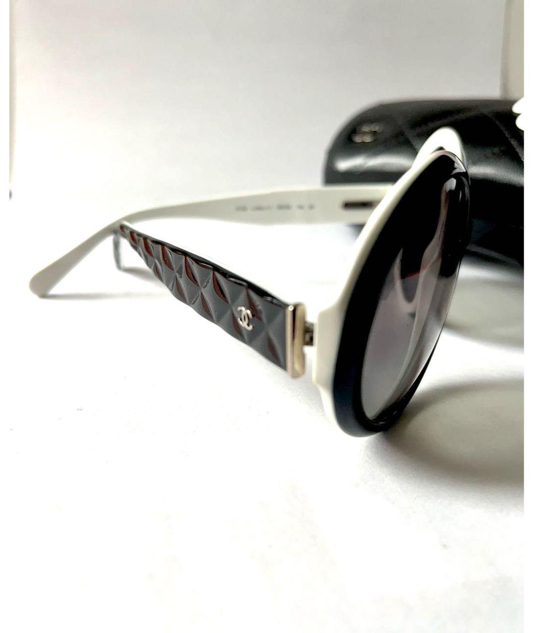 CHANEL Черные пластиковые солнцезащитные очки, фото 8