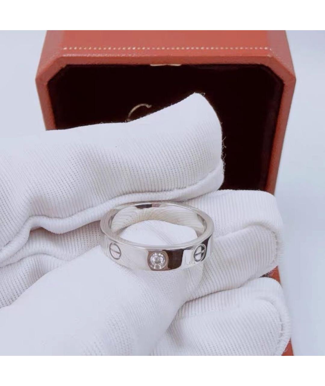 CARTIER Белое кольцо из белого золота, фото 2