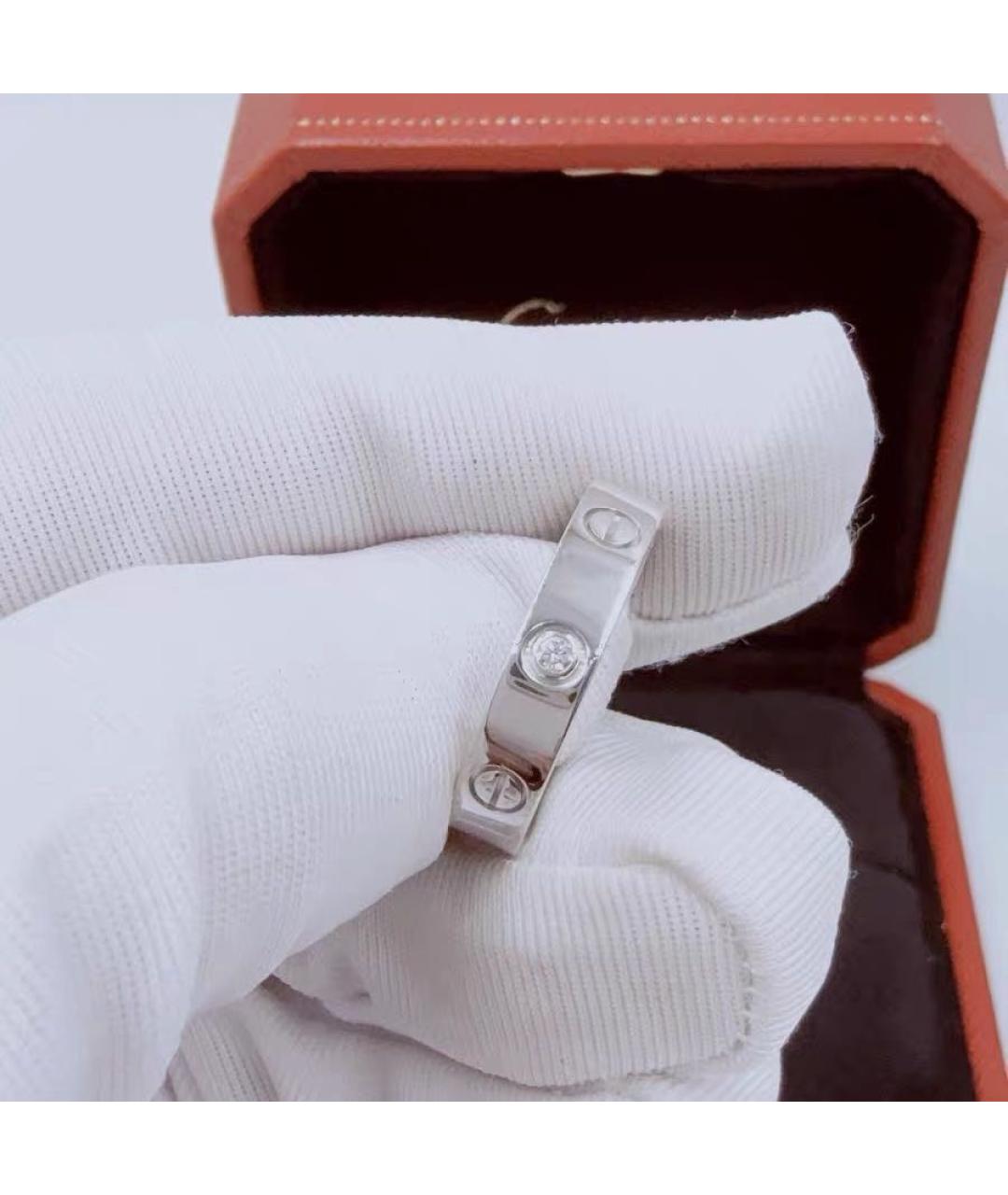 CARTIER Белое кольцо из белого золота, фото 5