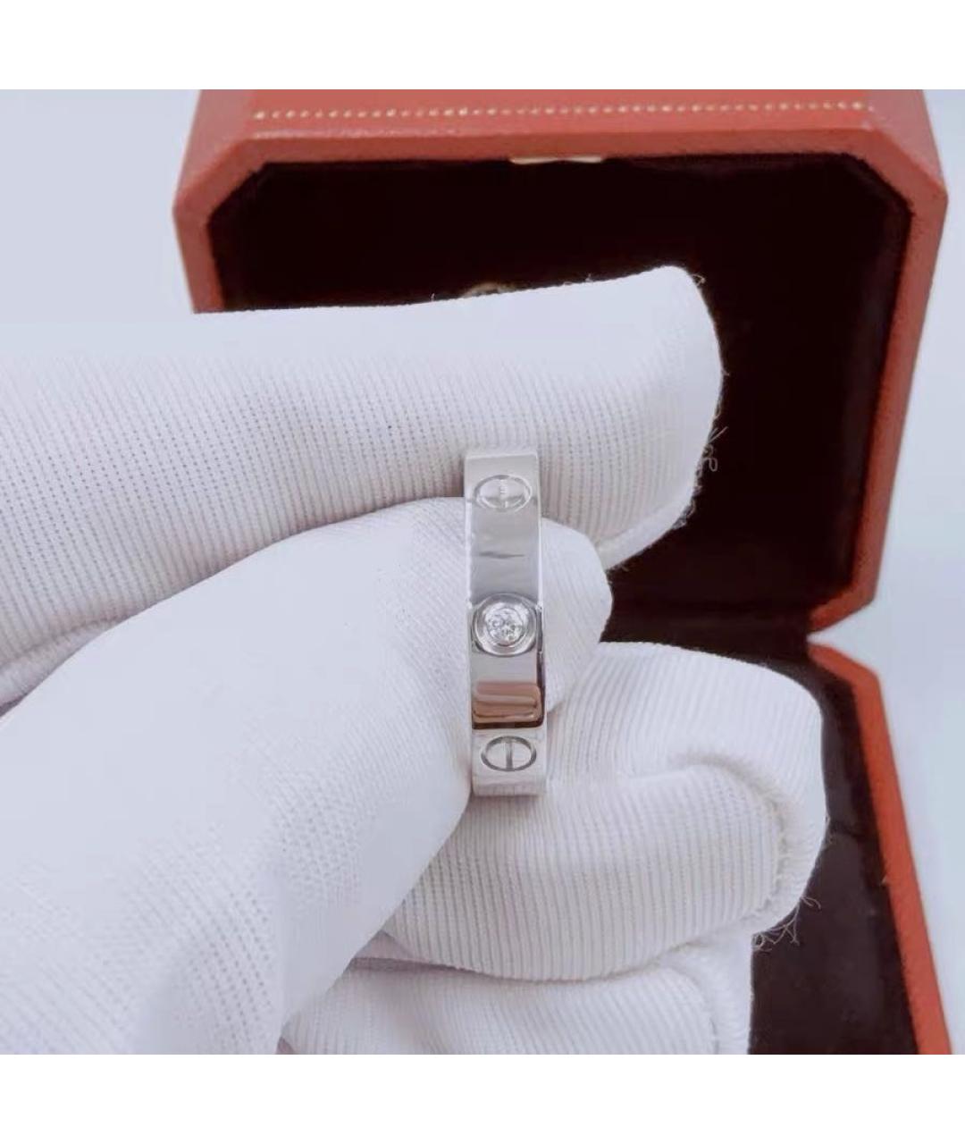 CARTIER Белое кольцо из белого золота, фото 3