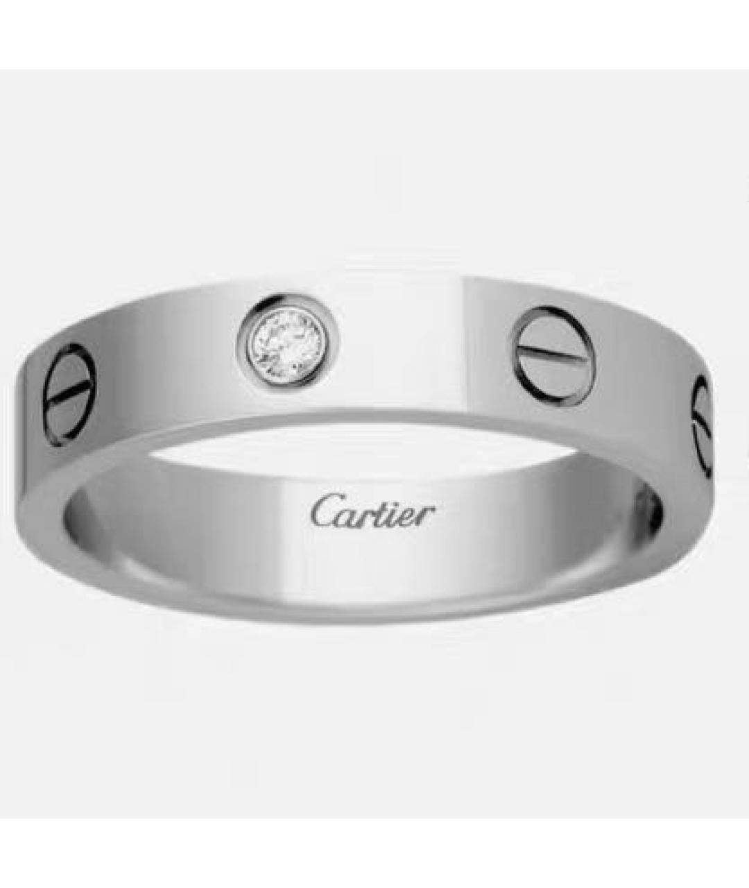 CARTIER Белое кольцо из белого золота, фото 7