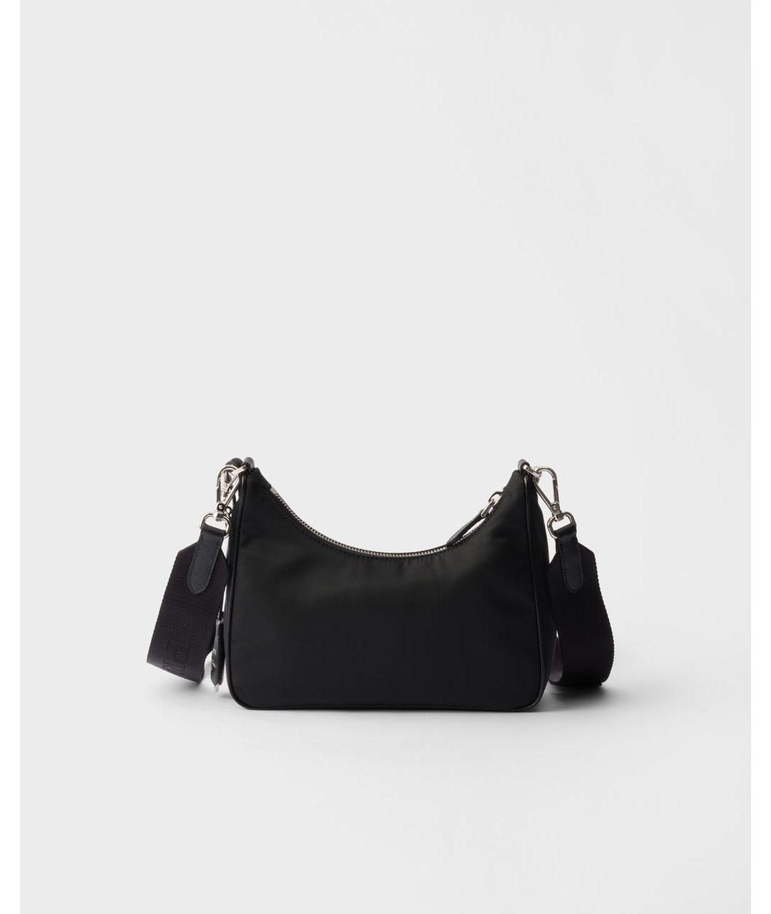 PRADA Черная тканевая сумка через плечо, фото 2