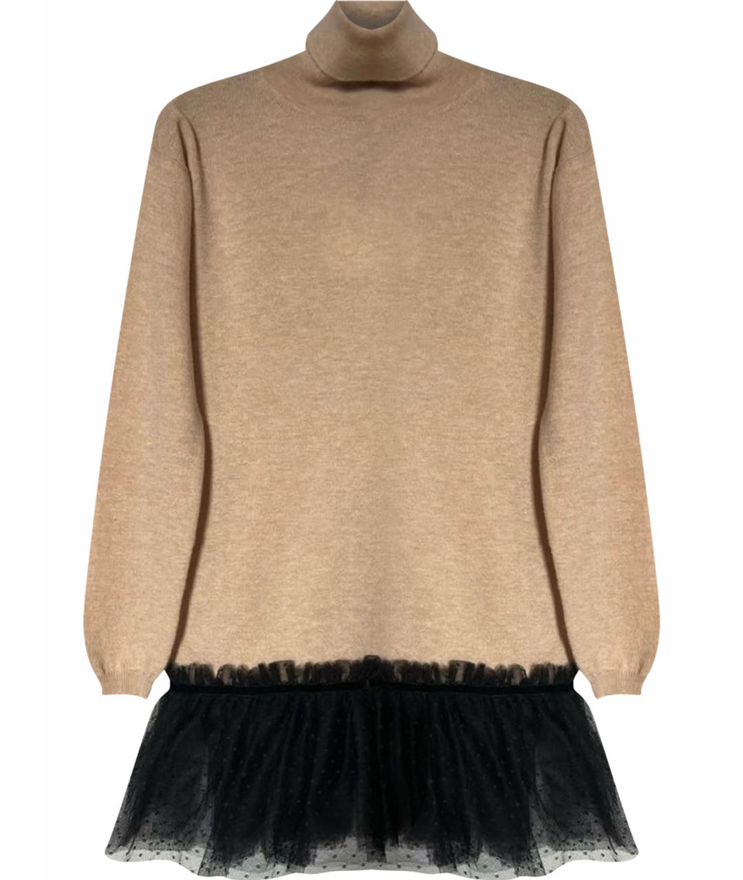 VALENTINO Бежевая шерстяная водолазка, фото 1