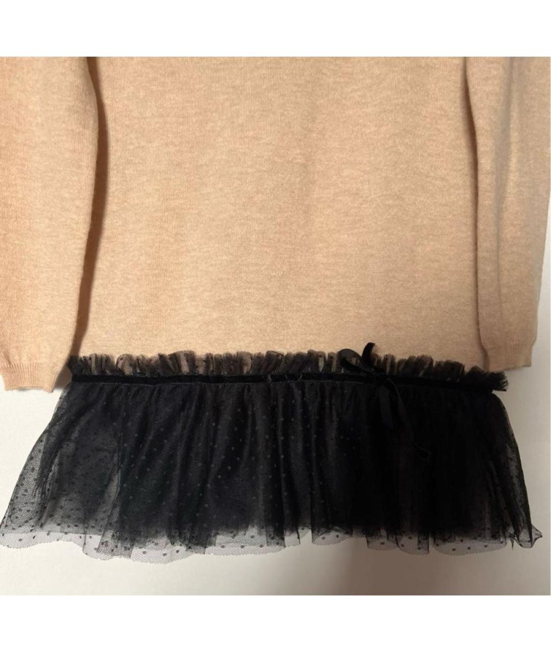 VALENTINO Бежевая шерстяная водолазка, фото 4