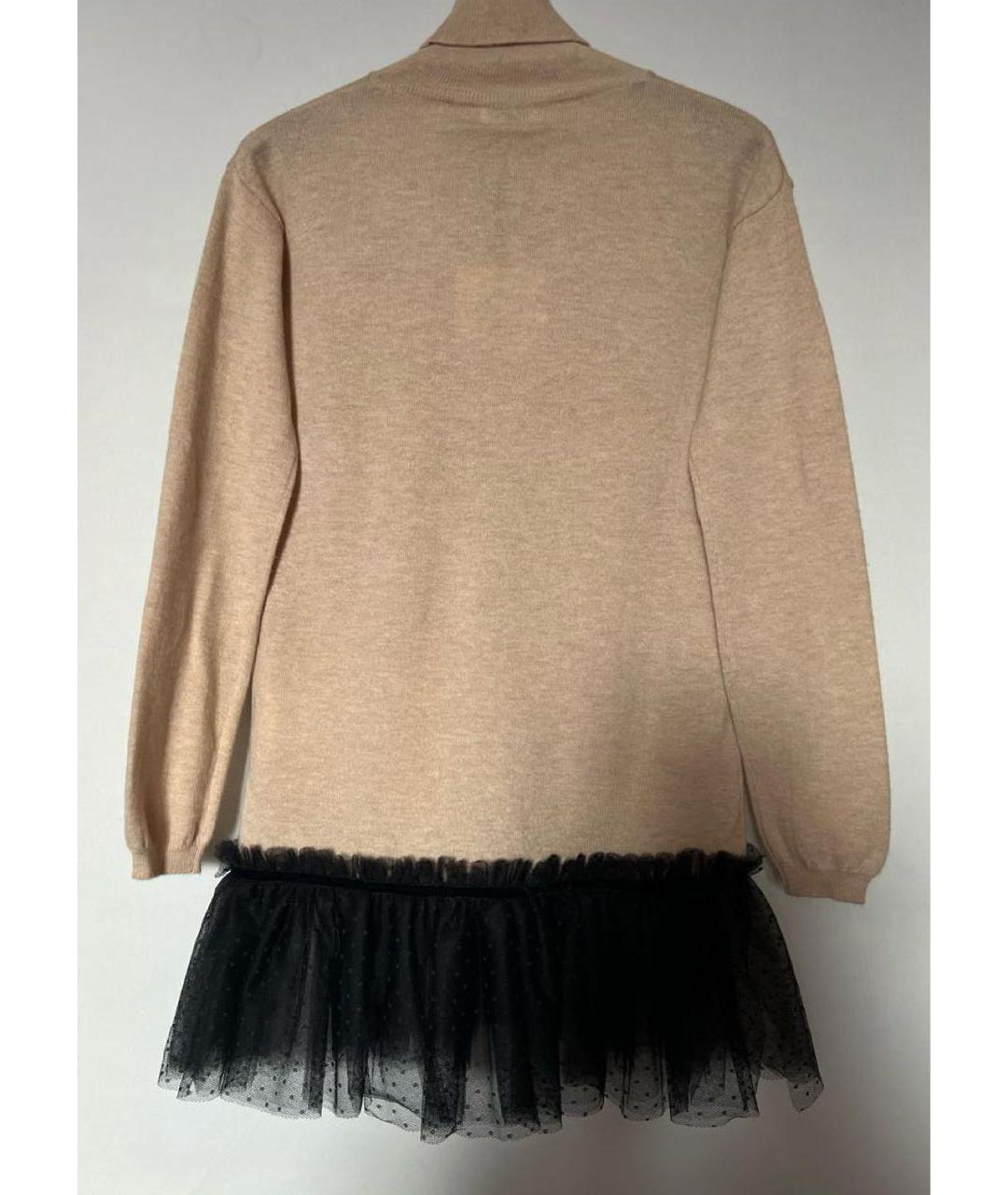 VALENTINO Бежевая шерстяная водолазка, фото 3