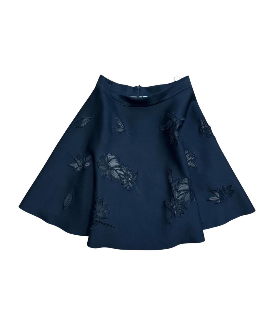 SPORT MAX CODE Черная полиэстеровая юбка мини, фото 1