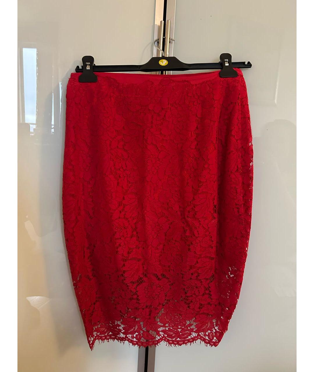 DIANE VON FURSTENBERG Красный хлопковый костюм с юбками, фото 2