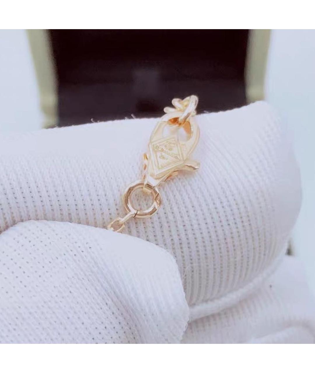 VAN CLEEF & ARPELS Белое колье из желтого золота, фото 5