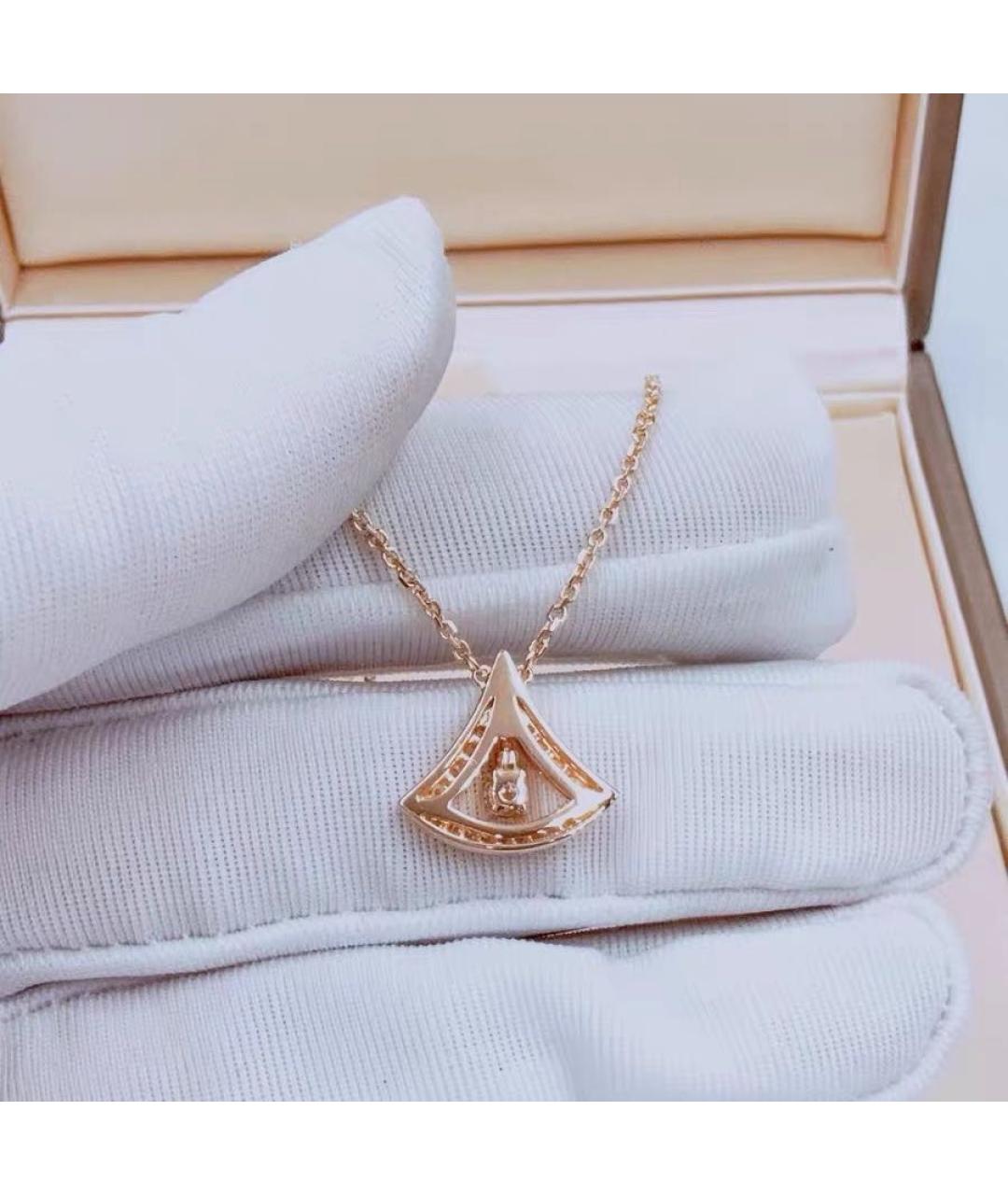 BVLGARI Розовое колье из розового золота, фото 4