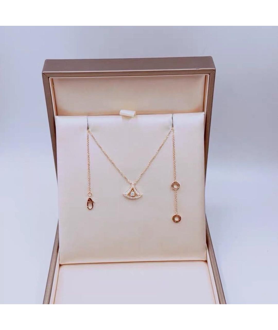 BVLGARI Розовое колье из розового золота, фото 7