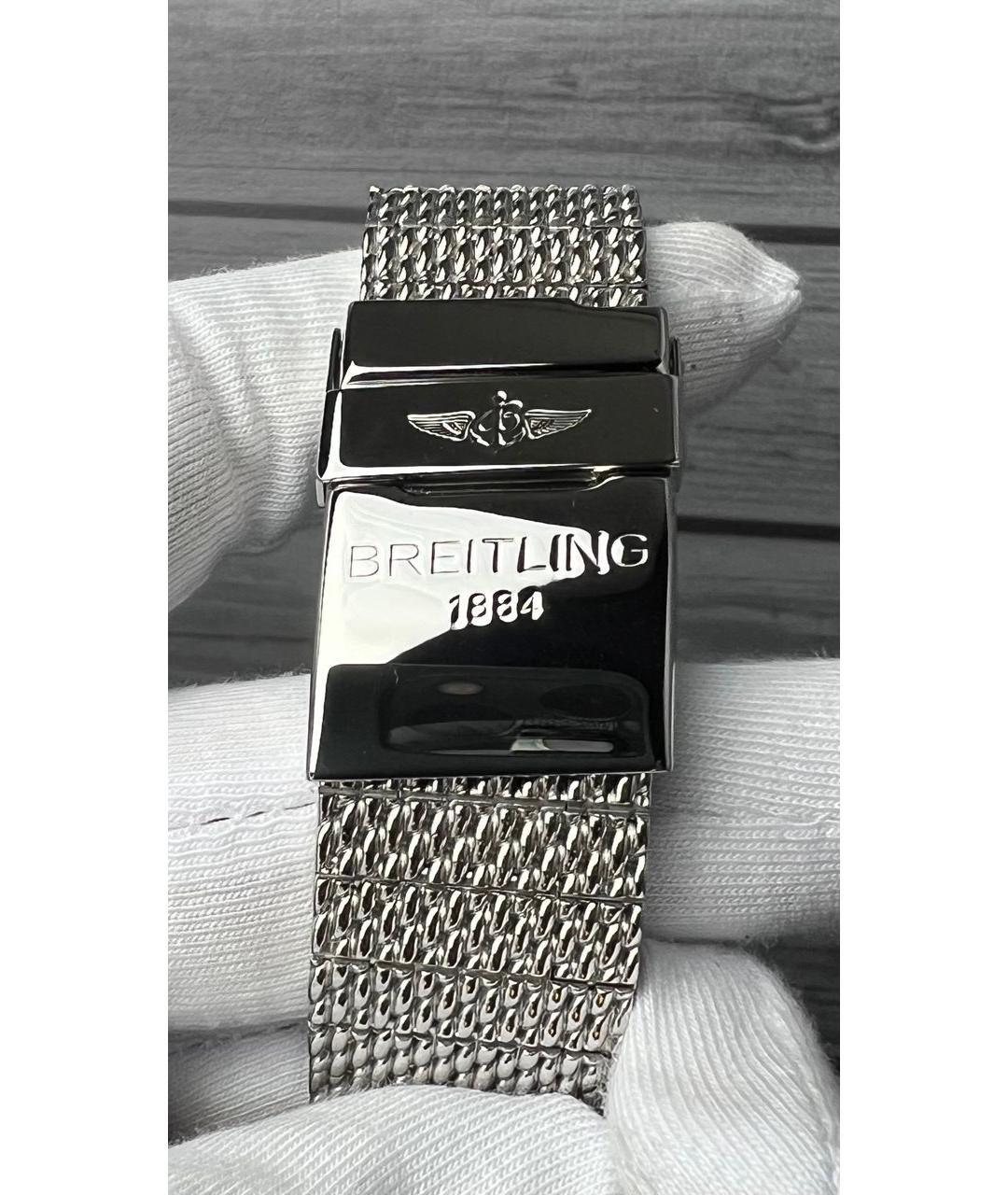 BREITLING Синие металлические часы, фото 8