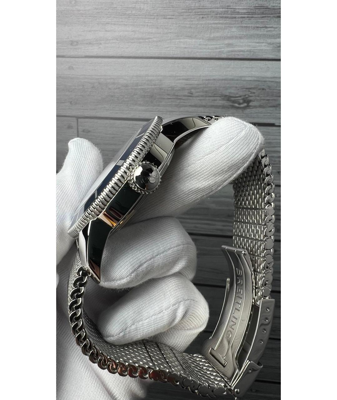 BREITLING Синие металлические часы, фото 6