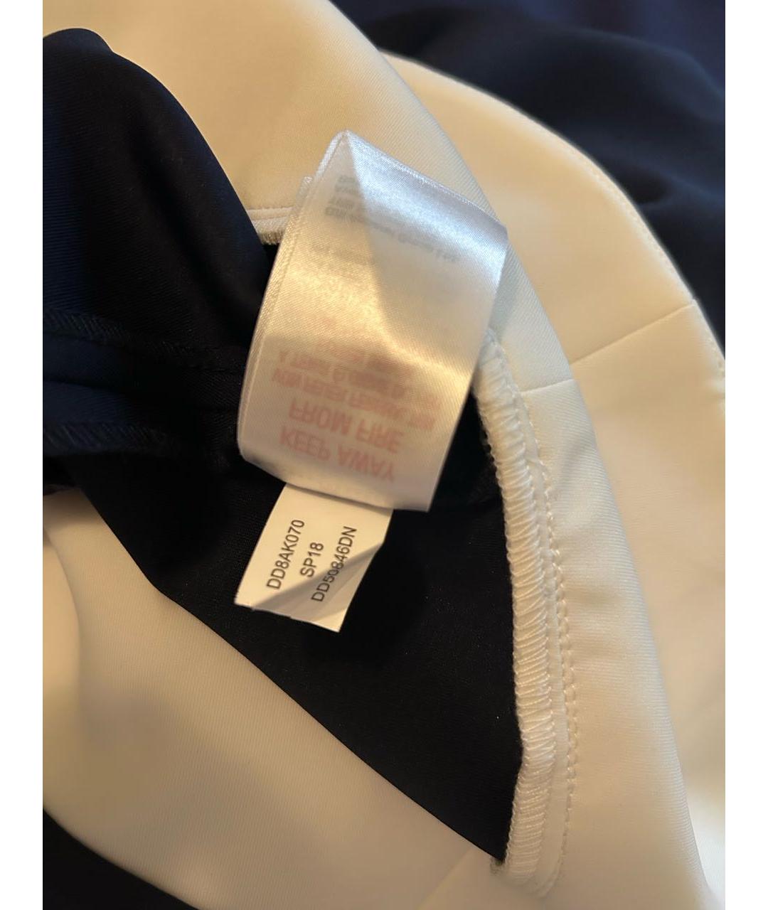 DKNY Темно-синее полиэстеровое коктейльное платье, фото 5