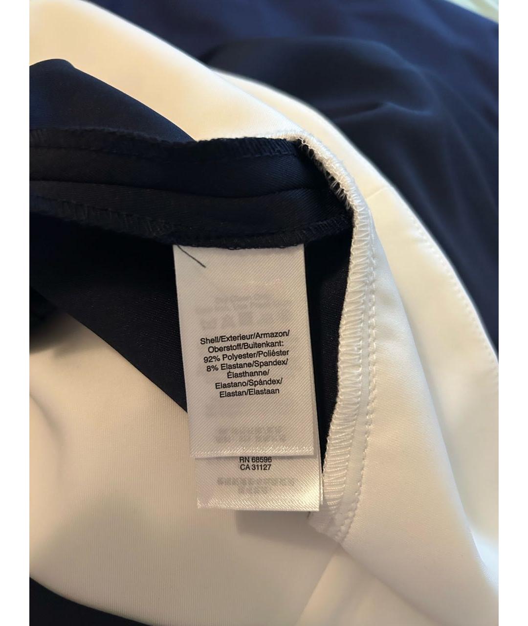 DKNY Темно-синее полиэстеровое коктейльное платье, фото 6