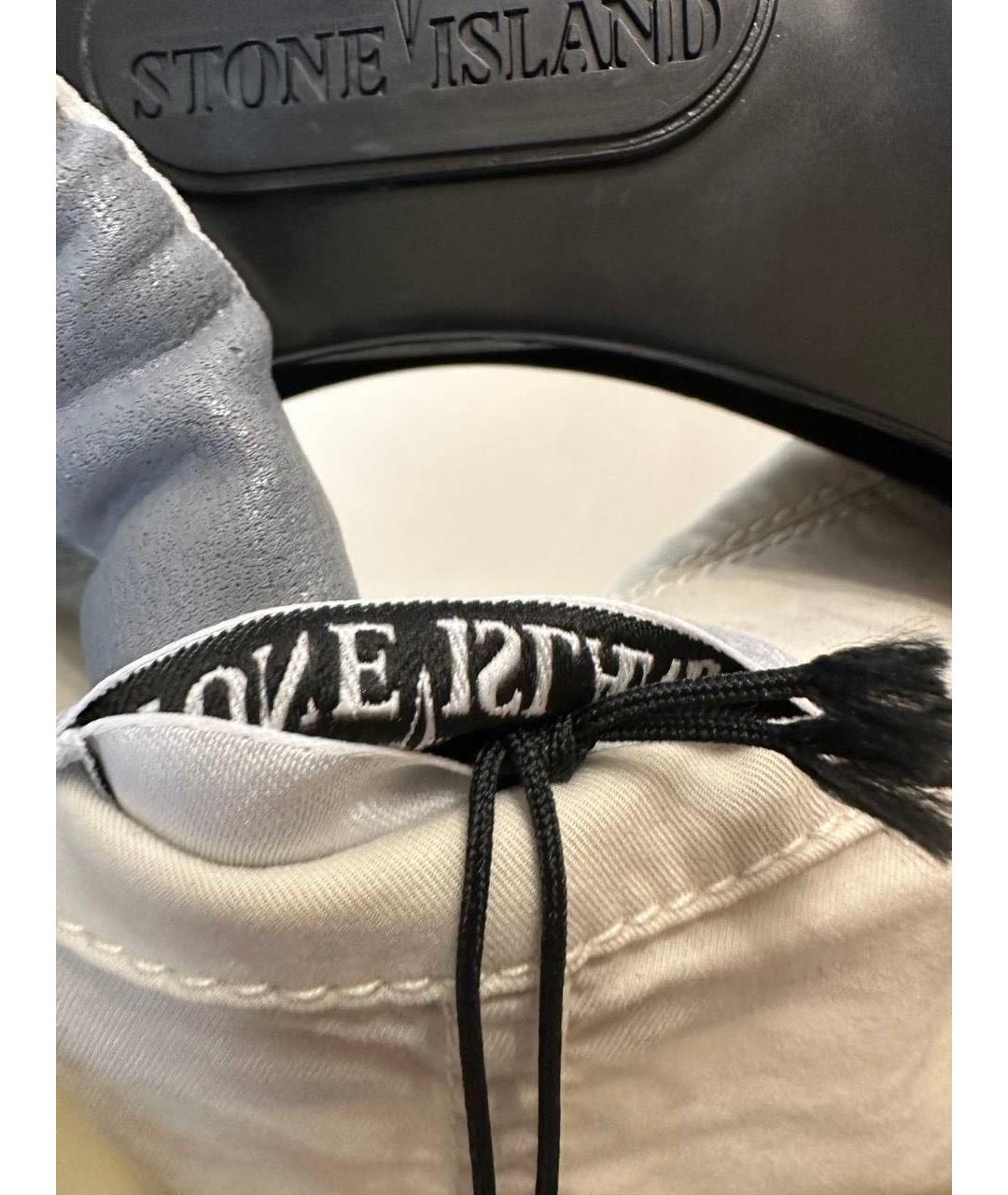 STONE ISLAND Бежевая хлопковая куртка, фото 3