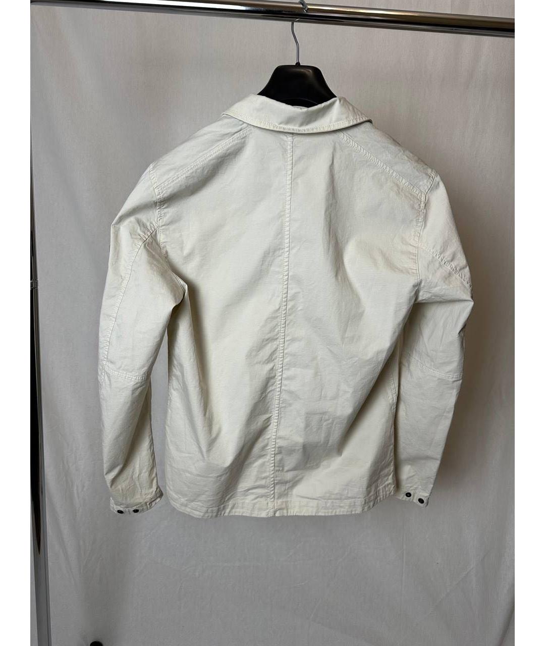 STONE ISLAND Бежевая хлопковая куртка, фото 5