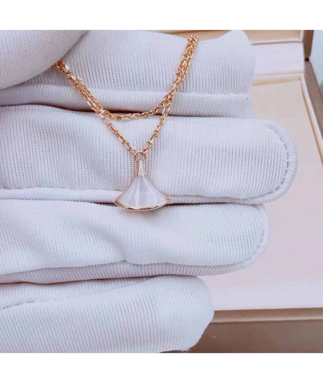 BVLGARI Белый браслет из розового золота, фото 3