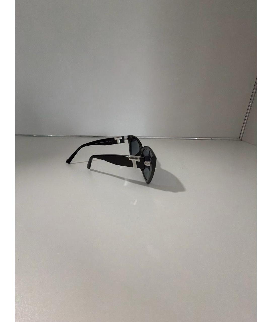 TIFFANY&CO Черные пластиковые солнцезащитные очки, фото 4
