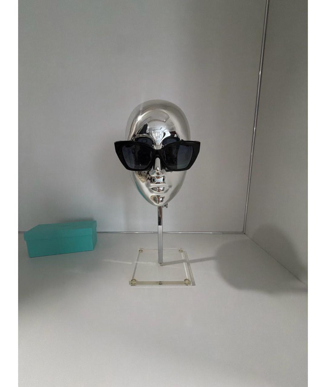 TIFFANY&CO Черные пластиковые солнцезащитные очки, фото 2