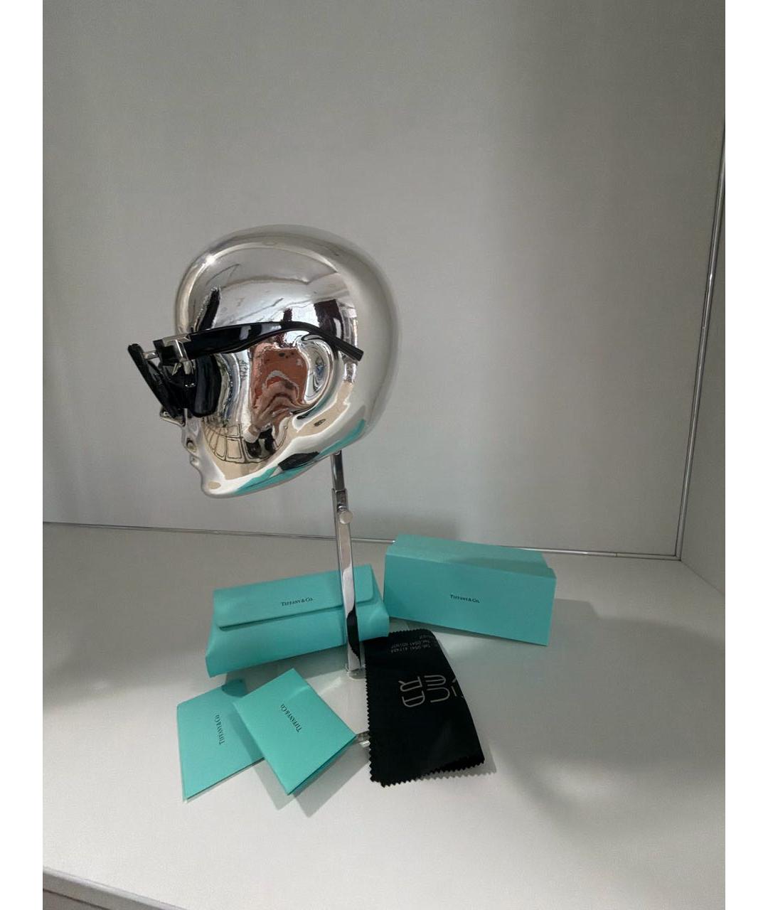 TIFFANY&CO Черные пластиковые солнцезащитные очки, фото 8