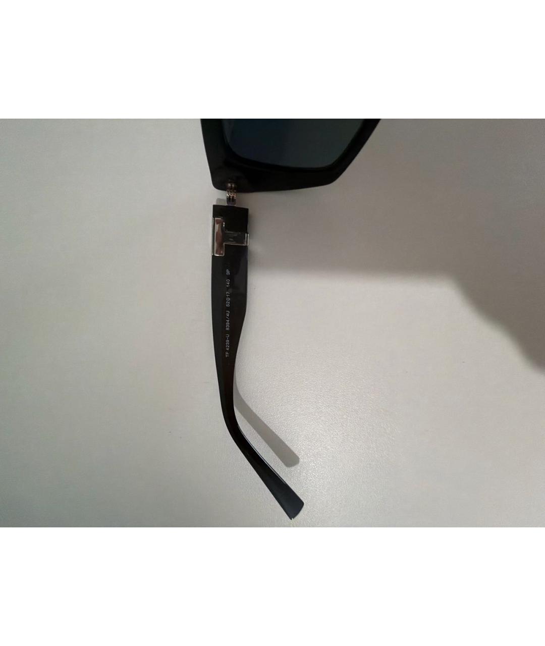 TIFFANY&CO Черные пластиковые солнцезащитные очки, фото 6