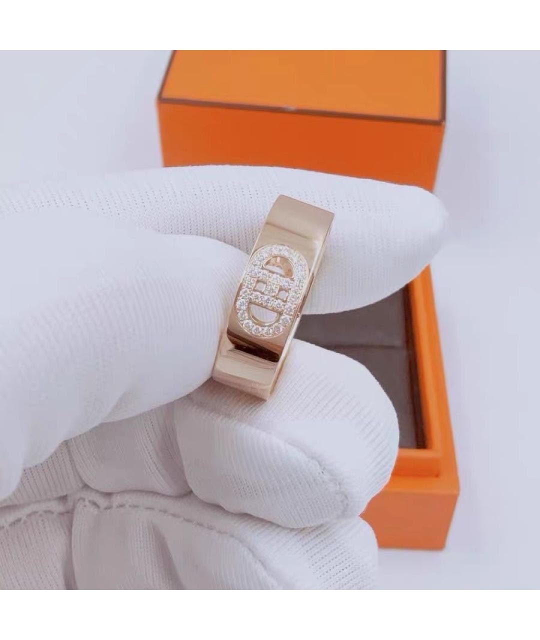 HERMES Розовое кольцо из розового золота, фото 6