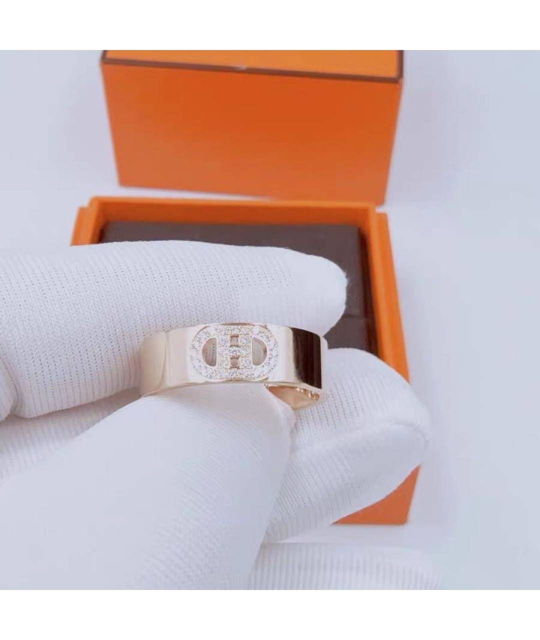 HERMES Розовое кольцо из розового золота, фото 3