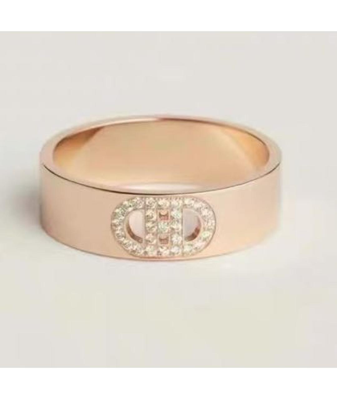 HERMES Розовое кольцо из розового золота, фото 8