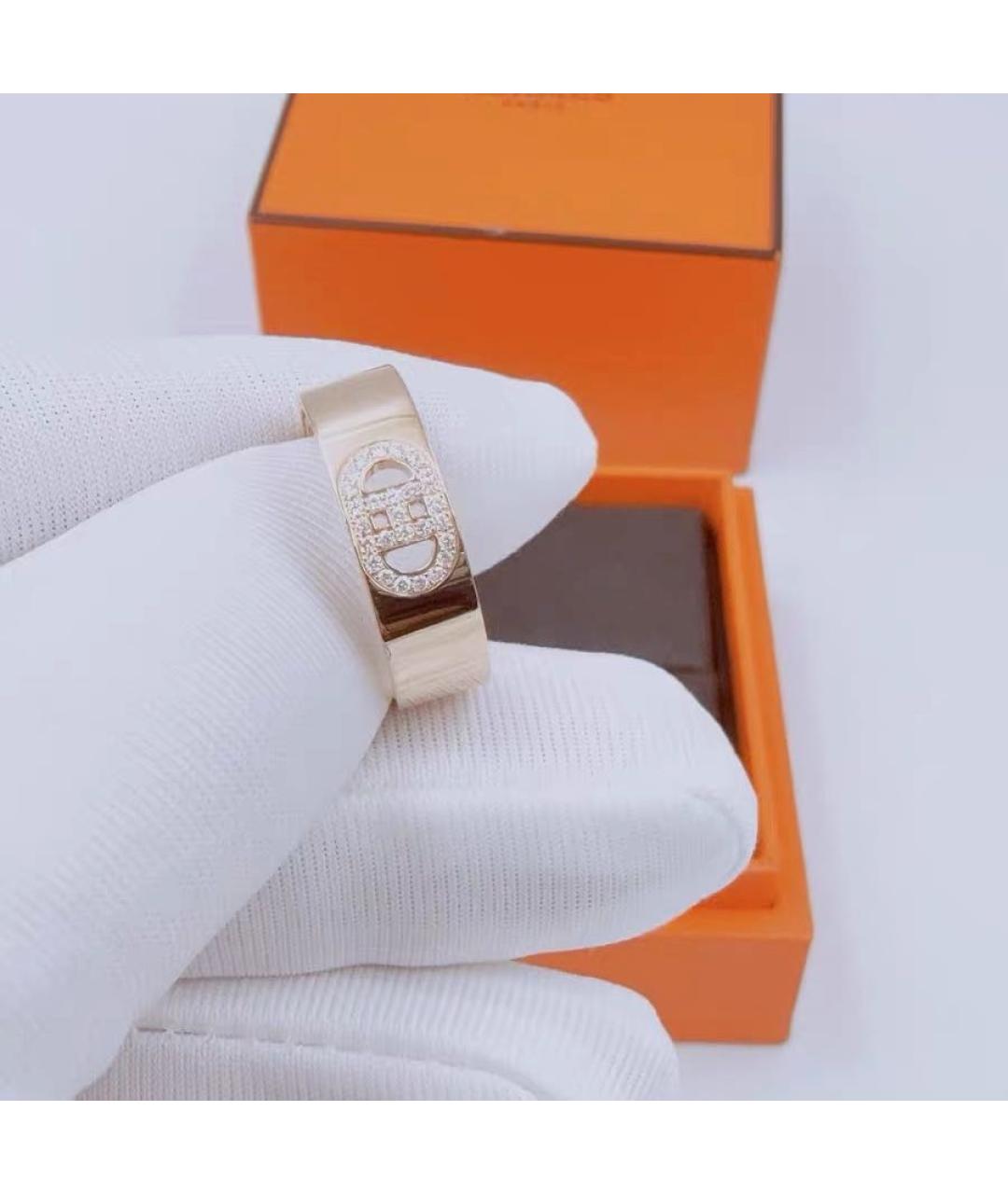 HERMES Розовое кольцо из розового золота, фото 4