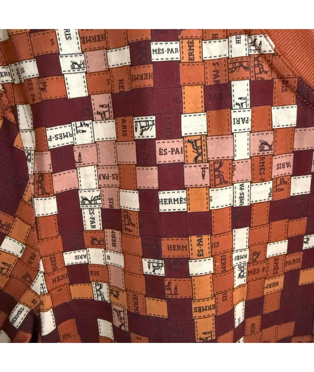 HERMES Оранжевое хлопковое повседневное платье, фото 3