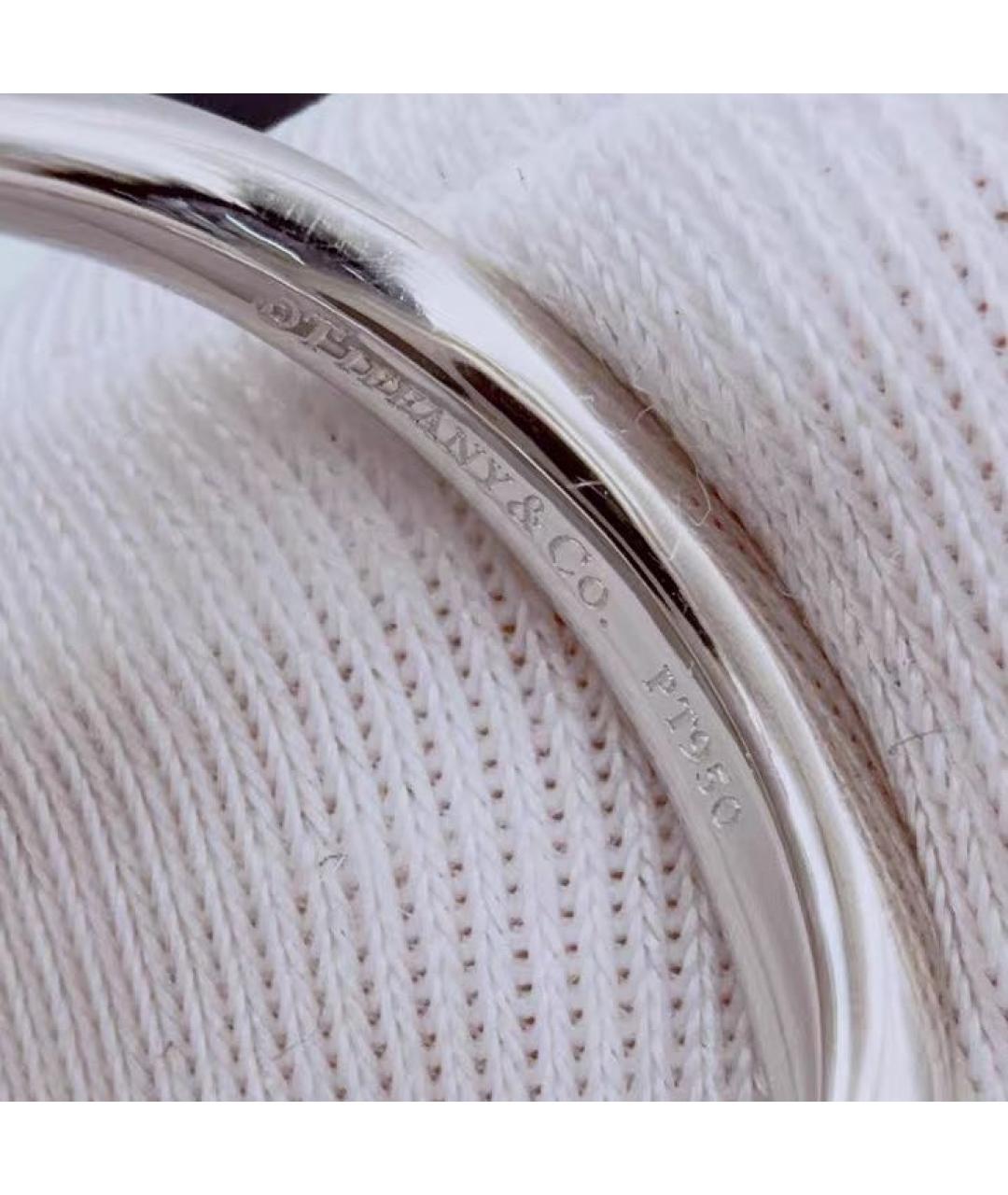 TIFFANY&CO Белое платиновое кольцо, фото 5