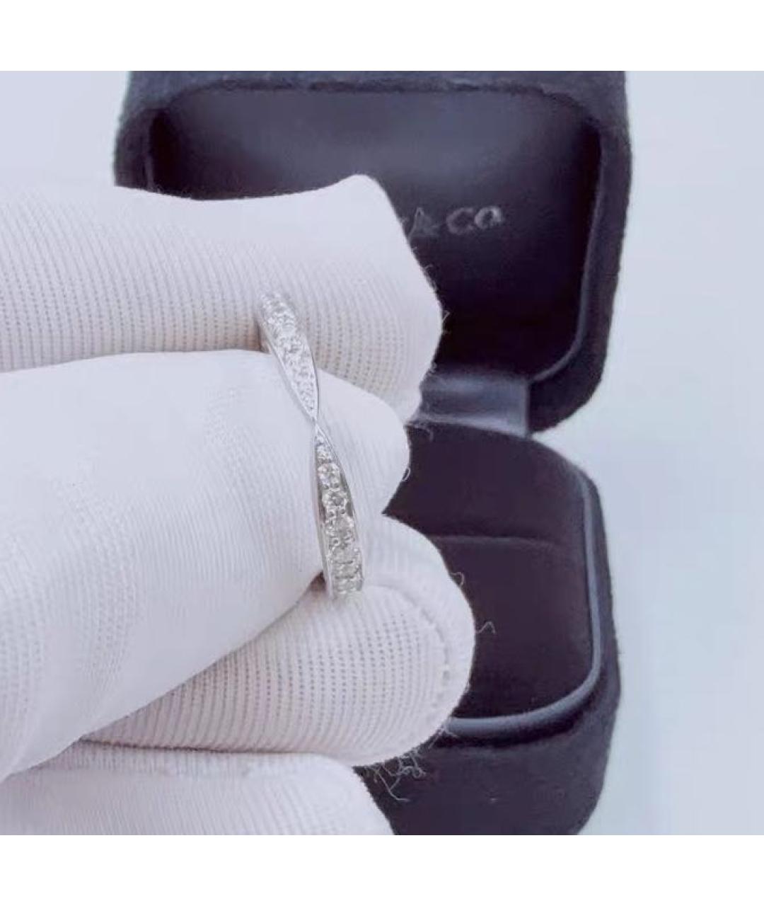 TIFFANY&CO Белое платиновое кольцо, фото 4