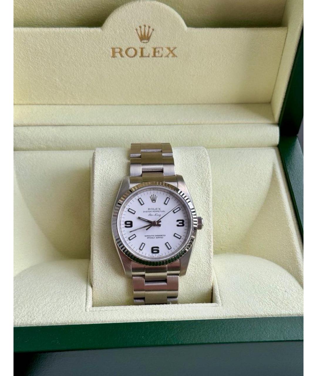 ROLEX Белые часы, фото 7