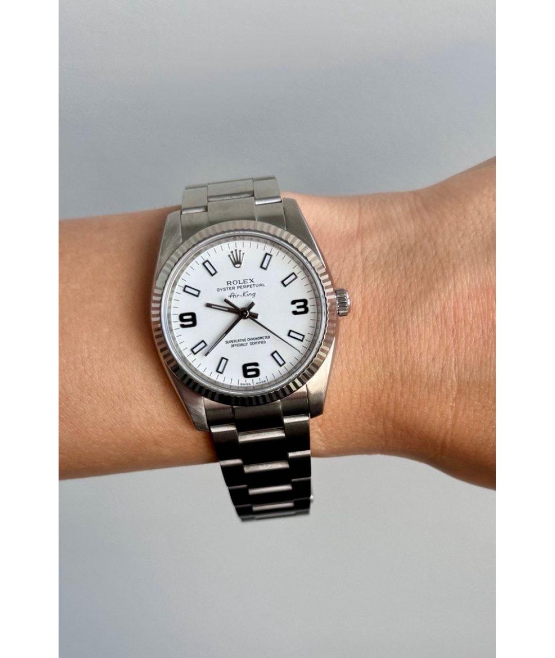 ROLEX Белые часы, фото 3