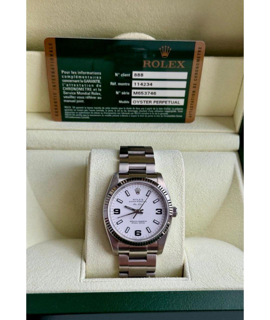 ROLEX Белые часы, фото 4