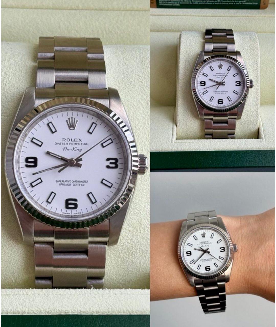 ROLEX Белые часы, фото 2