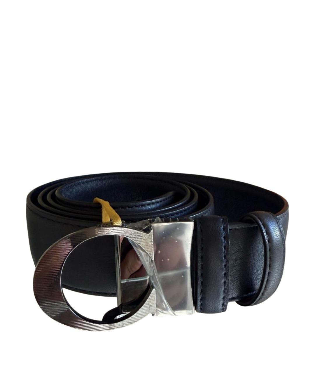 CANALI Черный кожаный ремень, фото 1
