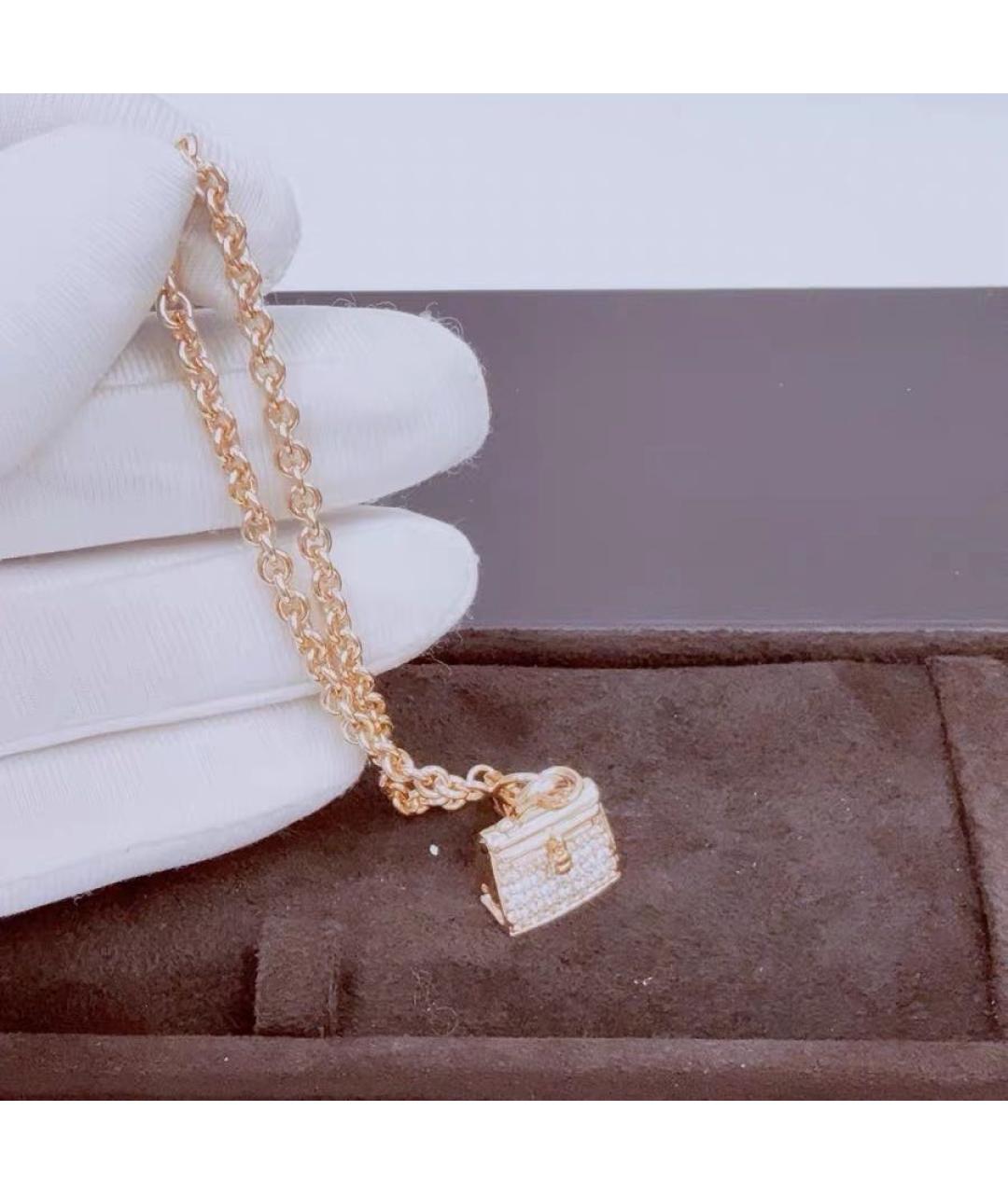 HERMES Розовый браслет из розового золота, фото 3