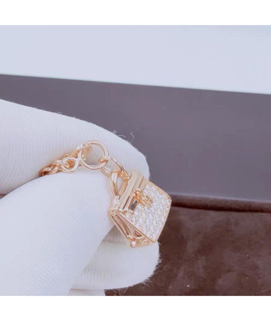 HERMES Розовый браслет из розового золота, фото 6