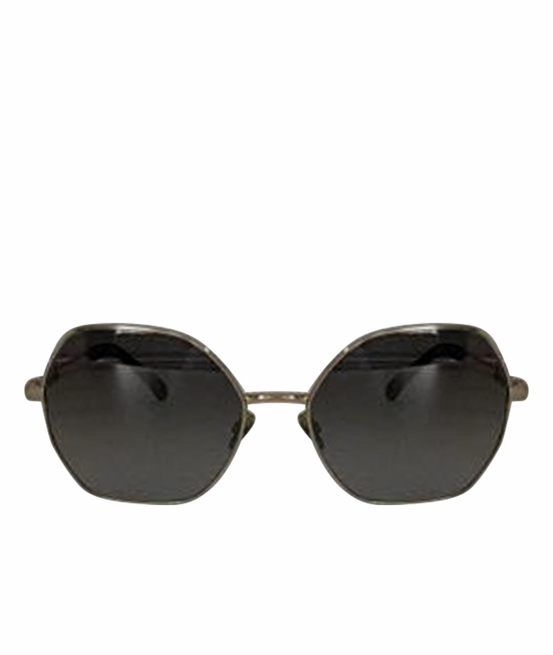 CHANEL Черные металлические солнцезащитные очки, фото 1