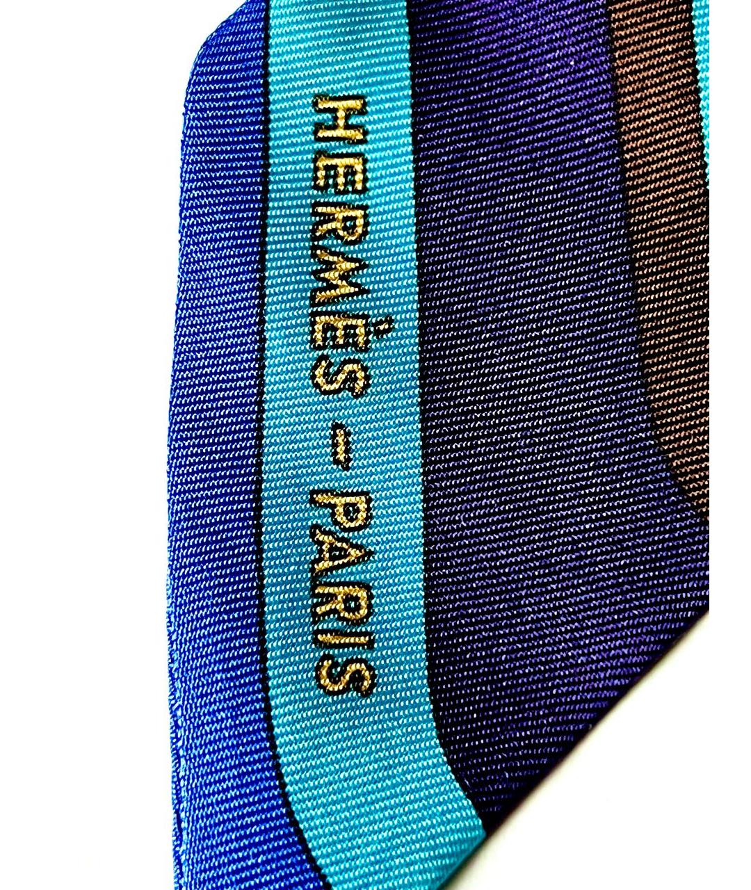 HERMES Мульти шелковый платок, фото 3