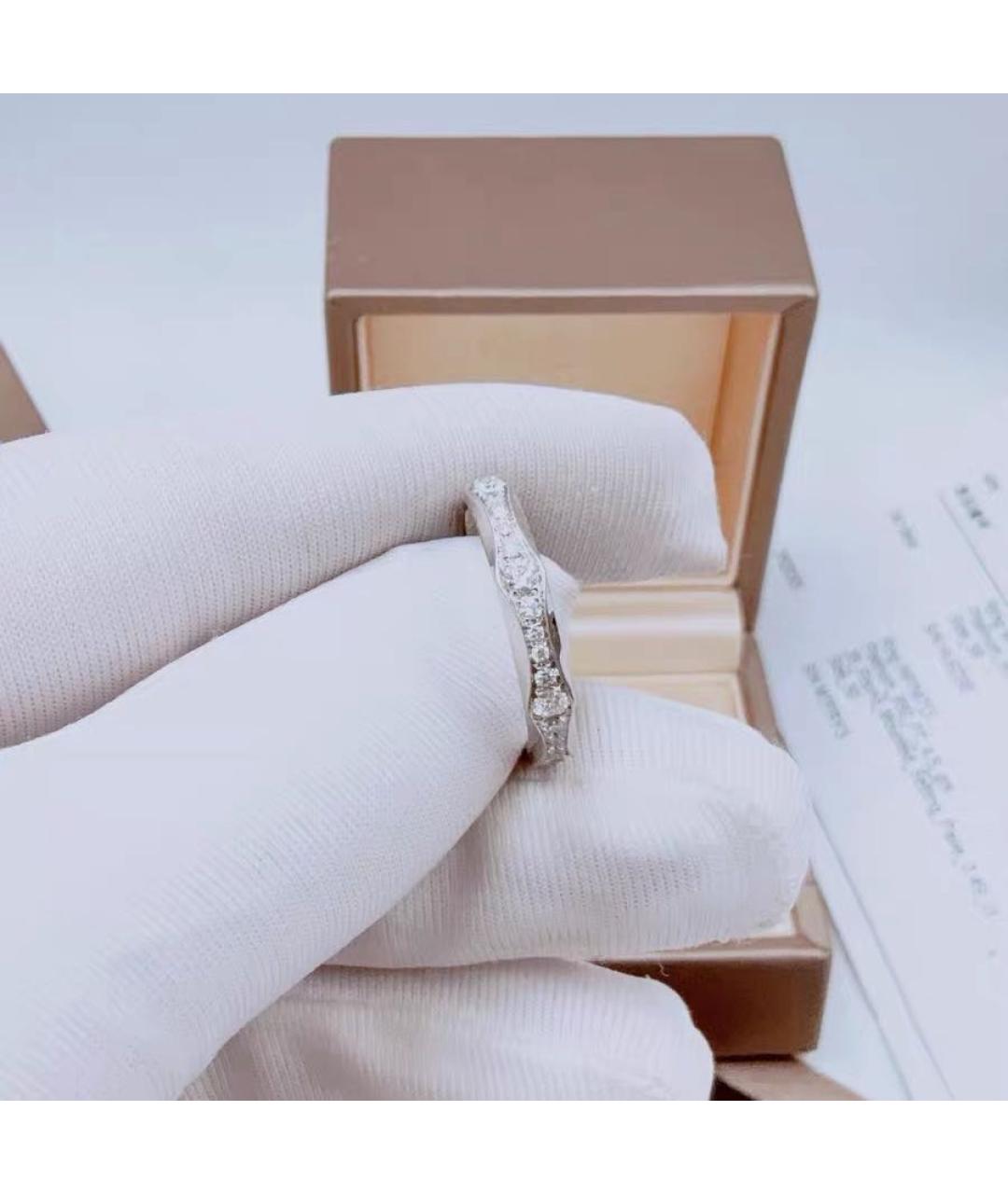 BVLGARI Серебряное платиновое кольцо, фото 5