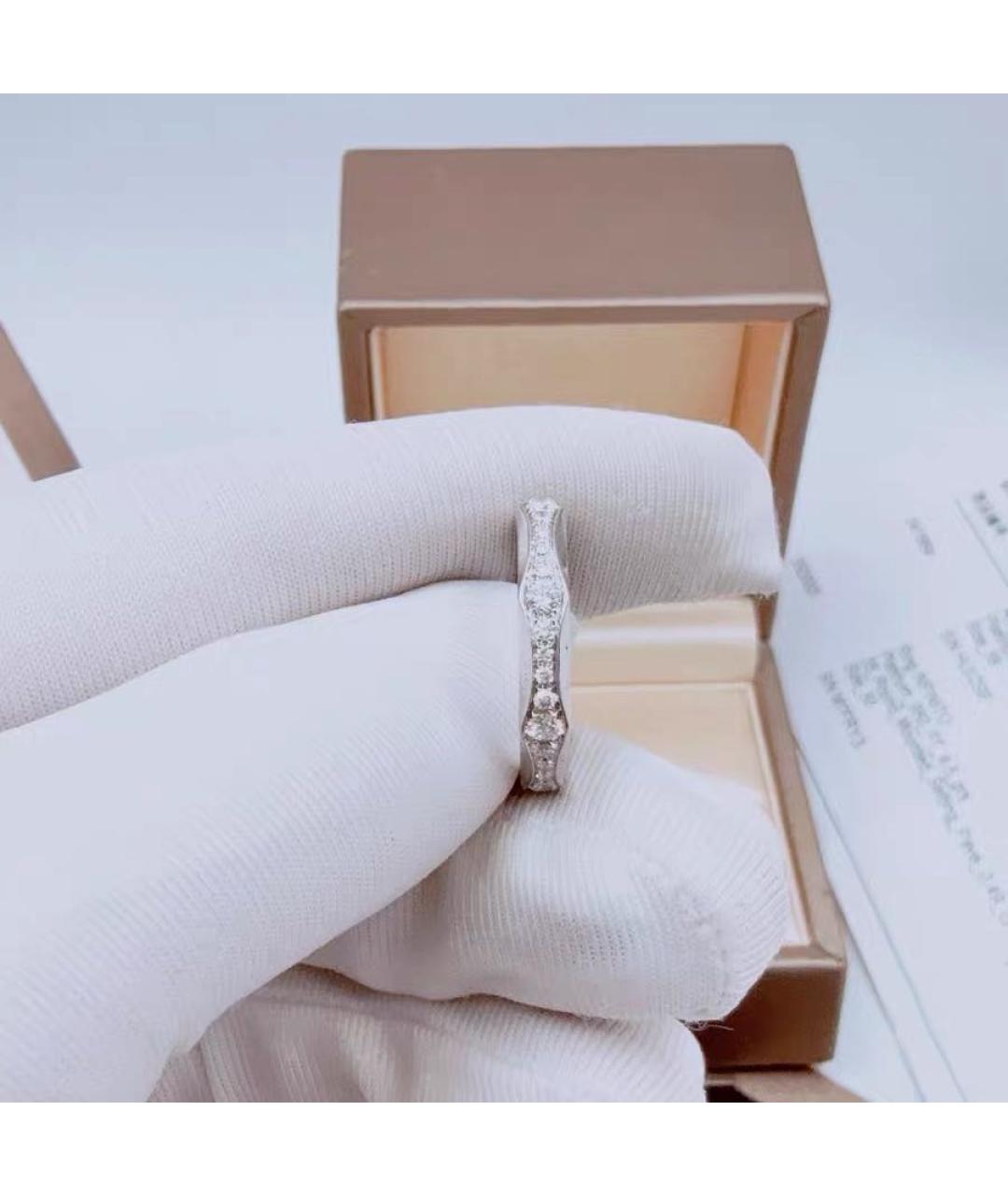 BVLGARI Серебряное платиновое кольцо, фото 3
